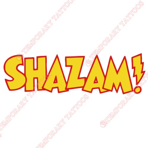 Captain Marvel Customize Temporary Tattoos Stickers NO.5844